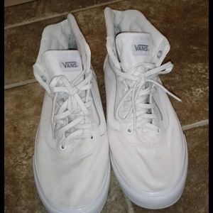 White Vans sneaker